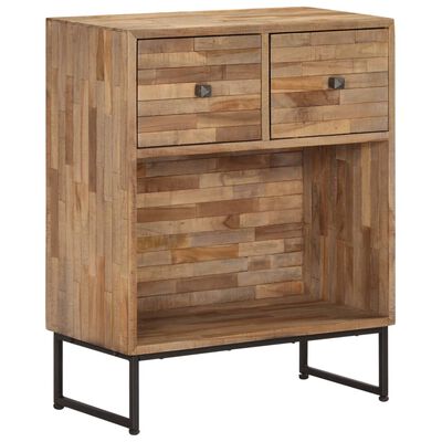 vidaXL Sideboard Recyceltes Teakholz 60x30x75 cm