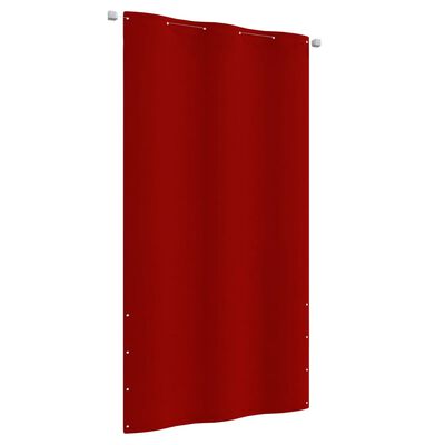 vidaXL Balkon-Sichtschutz Rot 120x240 cm Oxford-Gewebe