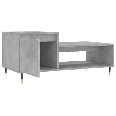 vidaXL Couchtisch Betongrau 100x50x45 cm Holzwerkstoff