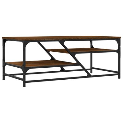 vidaXL Couchtisch Braun Eichen-Optik 100x49x40 cm Holzwerkstoff