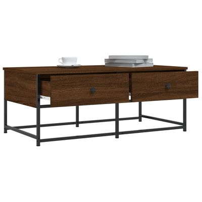 vidaXL Couchtisch Braun Eichen-Optik 100x51x40 cm Holzwerkstoff