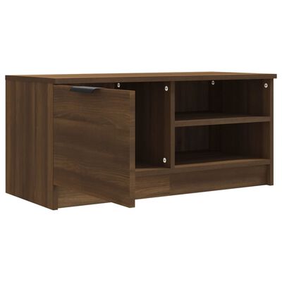 vidaXL TV-Schränke 2Stk. Braun Eichen-Optik 80x35x36,5cm Holzwerkstoff