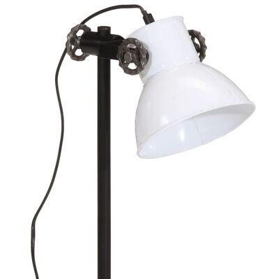 vidaXL Schreibtischlampe 25 W Weiß 15x15x55 cm E27