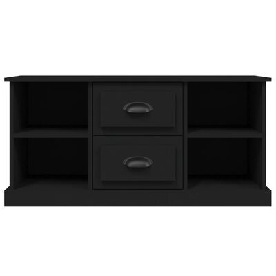 vidaXL TV-Schrank Schwarz 99,5x35,5x48 cm Holzwerkstoff