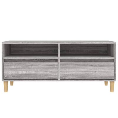 vidaXL TV-Schrank Grau Sonoma 100x34,5x44,5 cm Holzwerkstoff