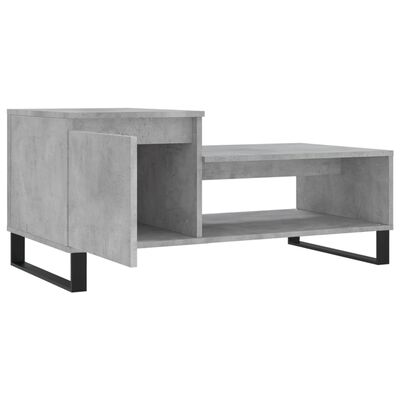 vidaXL Couchtisch Betongrau 100x50x45 cm Holzwerkstoff