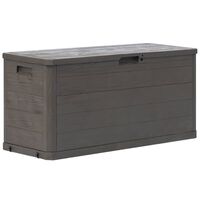 vidaXL Garten-Aufbewahrungsbox 280 L Braun