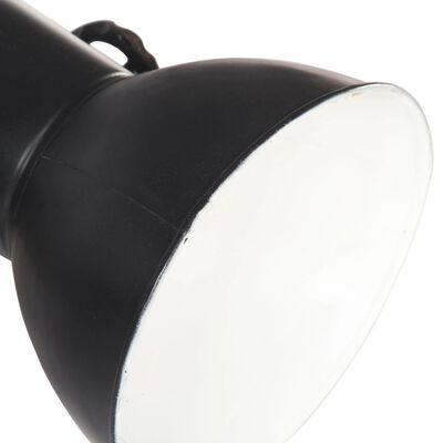 vidaXL Wandlampe Industriestil Schwarz 45x25 cm E27