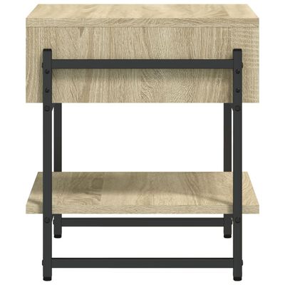 vidaXL Couchtisch Sonoma-Eiche 40x40x45 cm Holzwerkstoff