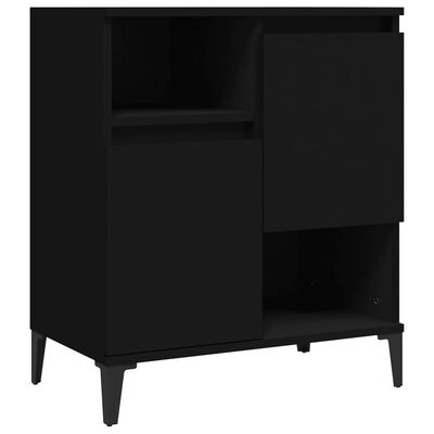 vidaXL Sideboards 3 Stk. Schwarz 60x35x70 cm Holzwerkstoff