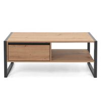 Finori Couchtisch Denver 55 Artisan-Eiche und Anthrazit