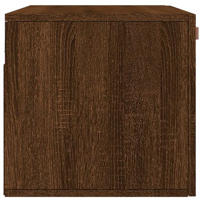 vidaXL Wandschrank Braun Eichen-Optik 80x36,5x35 cm Holzwerkstoff