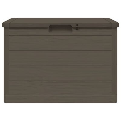 vidaXL Outdoor-Kissenbox Braun 77,5x44,5x53 cm Polypropylen