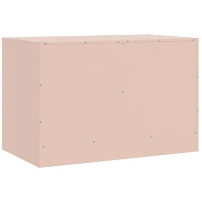 vidaXL TV-Schrank Rosa 67x39x44 cm Stahl