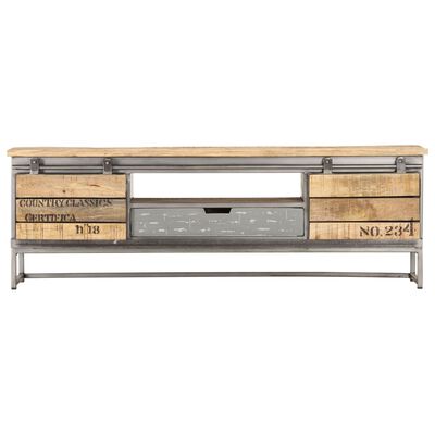 vidaXL TV-Schrank 120 x 30 x 40 cm Massivholz Mango