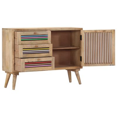 vidaXL Sideboard 100x30x75 cm Massivholz Mango