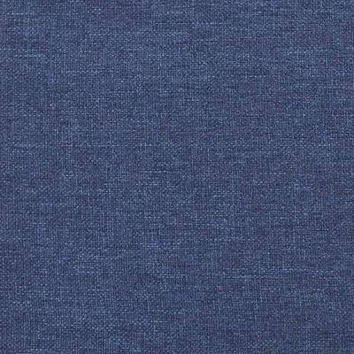 vidaXL Kopfteil mit Ohren Blau 83x16x78/88 cm Stoff