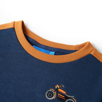 Kinder-Sweatshirt Indigoblau 104