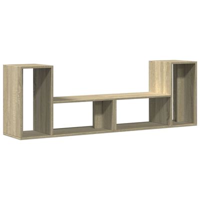 vidaXL TV-Schränke 2 Stk. Sonoma-Eiche 75x30x50 cm Holzwerkstoff