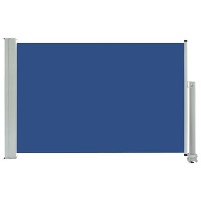 vidaXL Ausziehbare Seitenmarkise 60×300 cm Blau