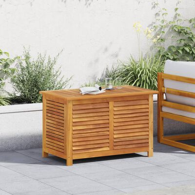 vidaXL Gartenbox mit Lüftungsschlitzen 90x50x56 cm Massivholz Akazie