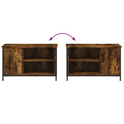 vidaXL TV-Schrank Räuchereiche 80x40x50 cm Holzwerkstoff