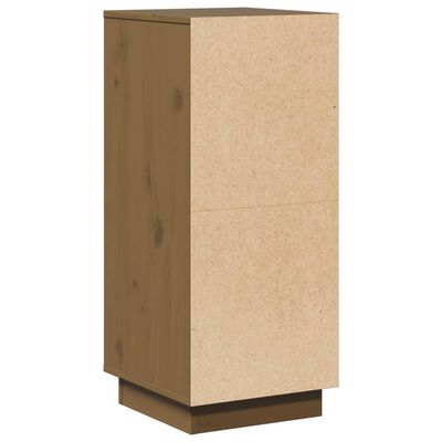 vidaXL Sideboards 2 Stk. Honigbraun 31,5x34x75 cm Massivholz Kiefer