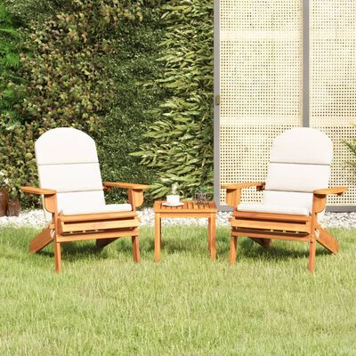 vidaXL 3-tlg. Garten-Lounge-Set Adirondack Massivholz Akazie