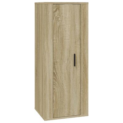 vidaXL TV-Wandschrank Sonoma-Eiche 40x34,5x100 cm