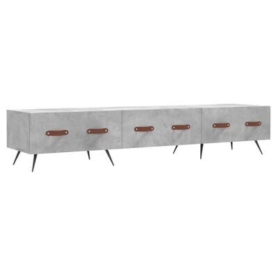 vidaXL TV-Schrank Betongrau 150x36x30 cm Holzwerkstoff