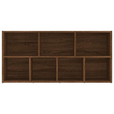 vidaXL Bücherschrank Braun Eichen-Optik 50x25x106 cm