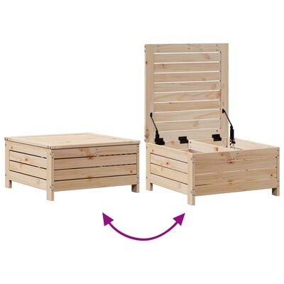 vidaXL 6-tlg. Garten-Lounge-Set mit Kissen Massivholz Kiefer