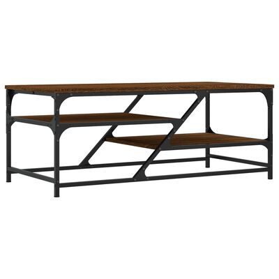 vidaXL Couchtisch Braun Eichen-Optik 100x49x40 cm Holzwerkstoff