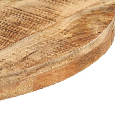 vidaXL Bartisch Rund Ø60x110 cm Raues Mangoholz