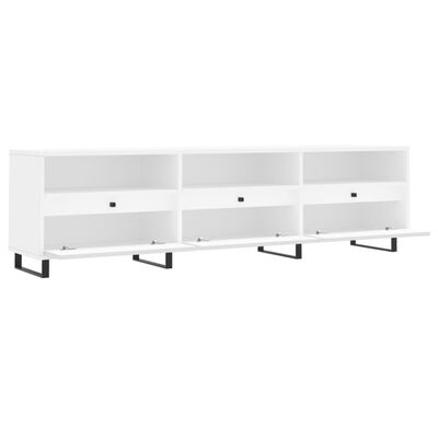 vidaXL TV-Schrank Weiß 150x30x44,5 cm Holzwerkstoff