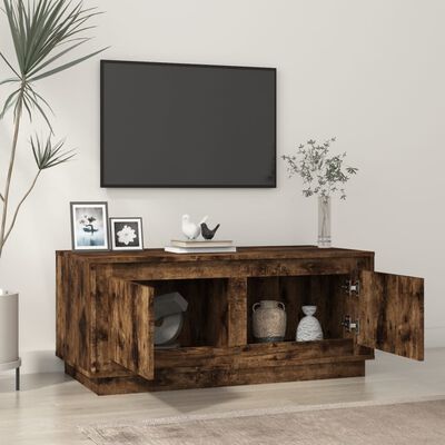 vidaXL Couchtisch Räuchereiche 102x50x44 cm Holzwerkstoff