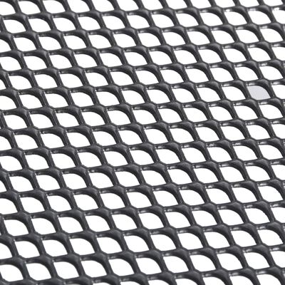 vidaXL Klapptisch Mesh 80x80x72 cm Stahl Anthrazit