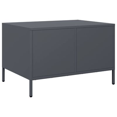 vidaXL TV-Schrank Anthrazit 68x50x43,5 cm Kaltgewalzter Stahl