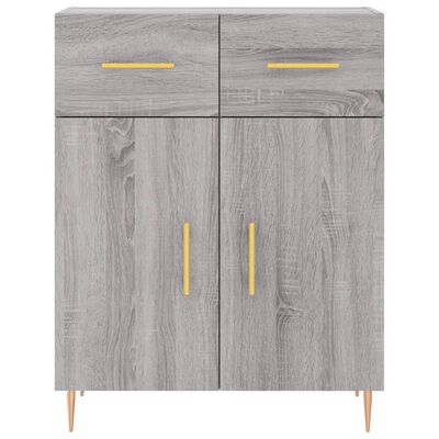 vidaXL Sideboard Grau Sonoma 69,5x34x90 cm Holzwerkstoff