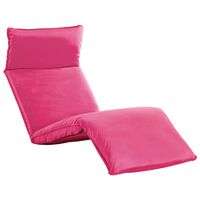 vidaXL Sonnenliege Klappbar Oxford-Gewebe Rosa