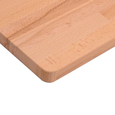 vidaXL Schreibtischplatte 100x60x1,5 cm Massivholz Buche