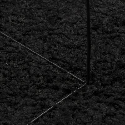 vidaXL Shaggy-Teppich PAMPLONA Hochflor Modern Schwarz 140x200 cm