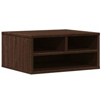 vidaXL Druckerständer Braun Eichen-Optik 49x40x22,5 cm Holzwerkstoff