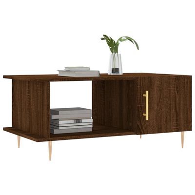 vidaXL Couchtisch Braun Eichen-Optik 90x50x40 cm Holzwerkstoff