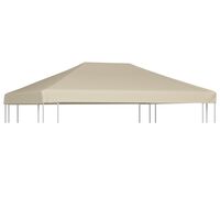 vidaXL Pavillondach 310 g/m² 4×3 m Beige