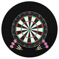 vidaXL Professionelles Dartboard Sisal mit 6 Darts und Surround