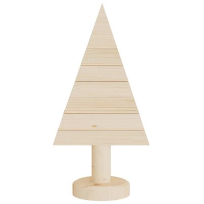 vidaXL Deko-Weihnachtsbäume 2 Stk. Holz 30 cm Massivholz Kiefer