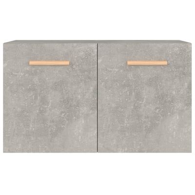 vidaXL Wandschrank Betongrau 60x36,5x35 cm Holzwerkstoff