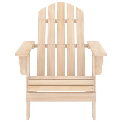 vidaXL Adirondack-Gartenstuhl mit Tisch Massivholz Tanne