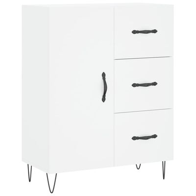 vidaXL Highboard Weiß 69,5x34x180 cm Holzwerkstoff